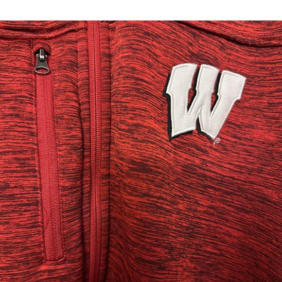 🦡 Wisconsin Badgers Men’s Quarter-zip Pullover (Size Large) - Picture 4 of 5